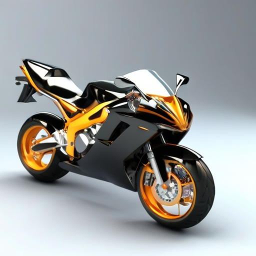 modern motorbike