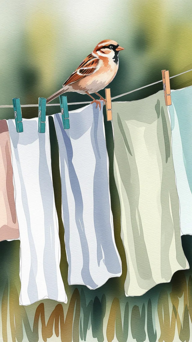 Sparrow Watercolor: Ideogram v2a, v2.0, v3.0 Art Compared - v2a - Image 3