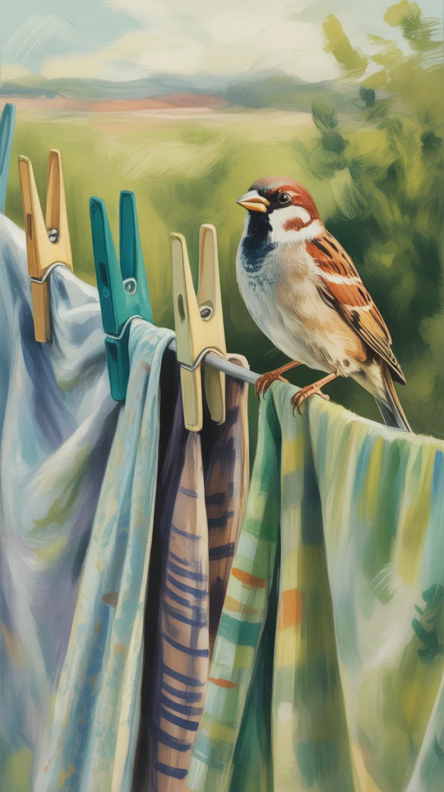 Sparrow Watercolor: Ideogram v2a, v2.0, v3.0 Art Compared - v3.0 - Image 4