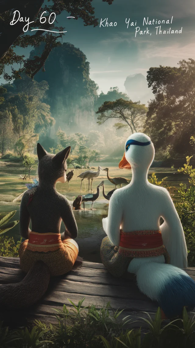 Ideogram: Anthropomorphic Thai Travel AI Art Test - v2.0 - Image 2
