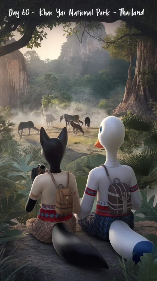 Ideogram: Anthropomorphic Thai Travel AI Art Test - v2.0 - Image 4