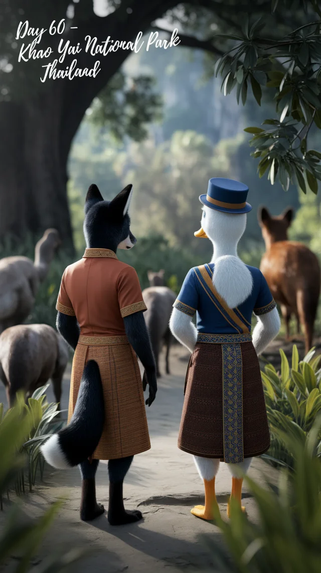 Ideogram: Anthropomorphic Thai Travel AI Art Test - v2a - Image 3