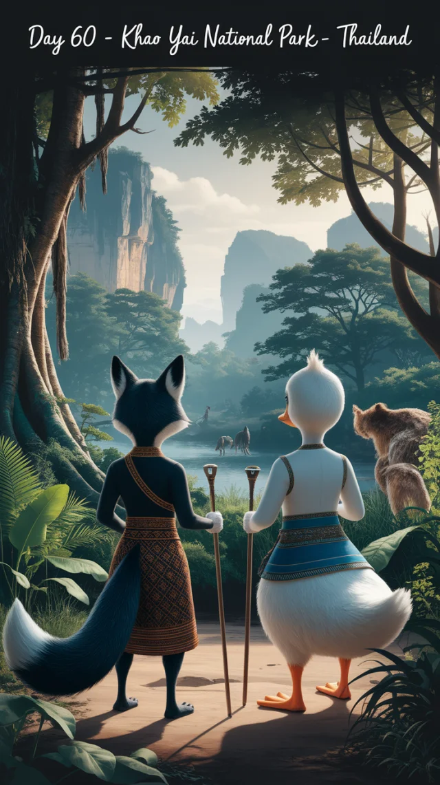 Ideogram: Anthropomorphic Thai Travel AI Art Test - v2a - Image 2
