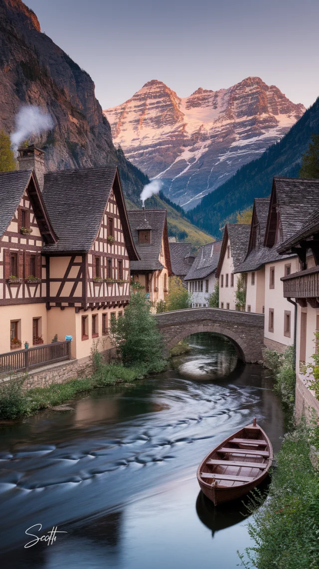 Ideogram Alpine Village Photorealism: v2a, v2.0, v3.0 Compared - v2a - Image 3