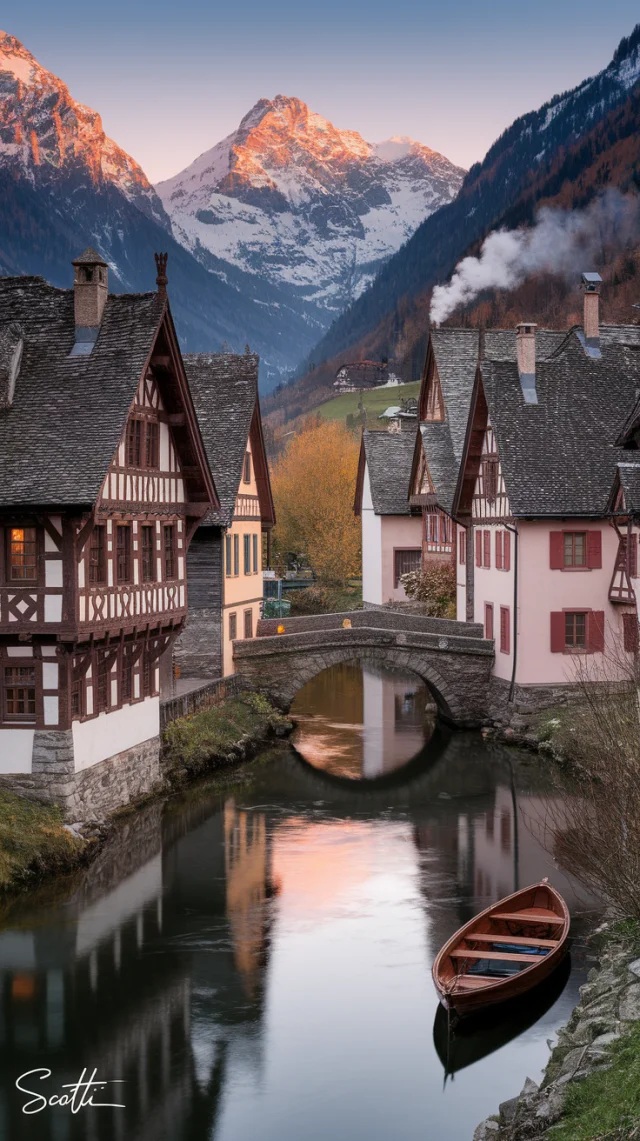 Ideogram Alpine Village Photorealism: v2a, v2.0, v3.0 Compared - v2a - Image 2