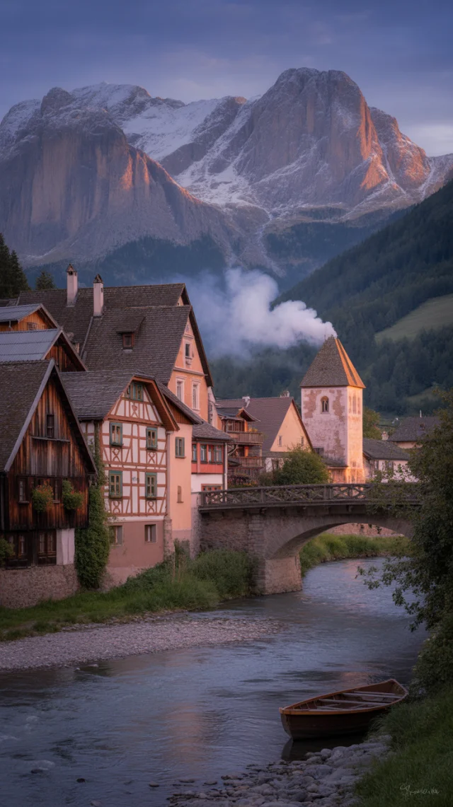 Ideogram Alpine Village Photorealism: v2a, v2.0, v3.0 Compared - v3.0 - Image 3