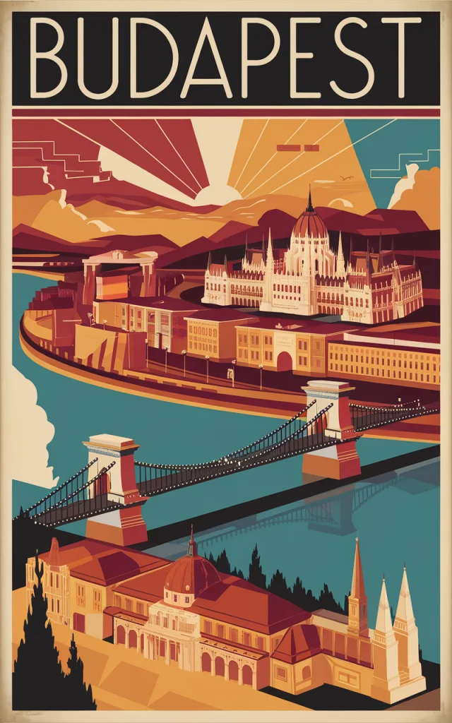 AI Budapest Art Deco Posters: Ideogram v2a, v2 & v3 Compared - v2.0 - Image 3