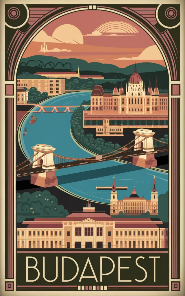 AI Budapest Art Deco Posters: Ideogram v2a, v2 & v3 Compared - v2.0 - Image 4