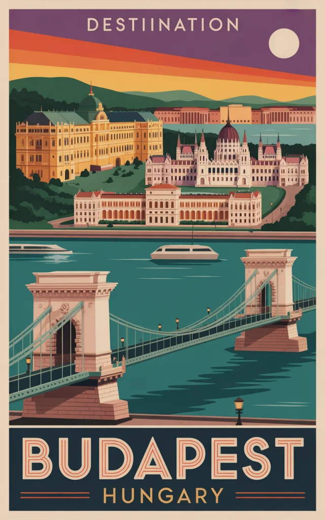 AI Budapest Art Deco Posters: Ideogram v2a, v2 & v3 Compared - v3.0 - Image 4