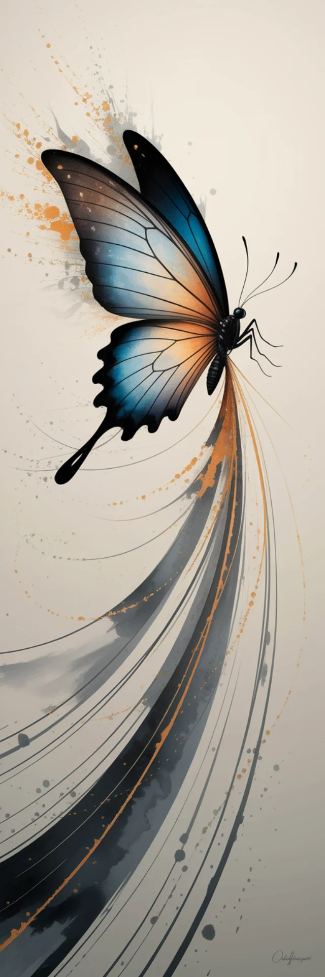 Ideogram: Ethereal Watercolor Butterfly Art Generations - v2a - Image 3