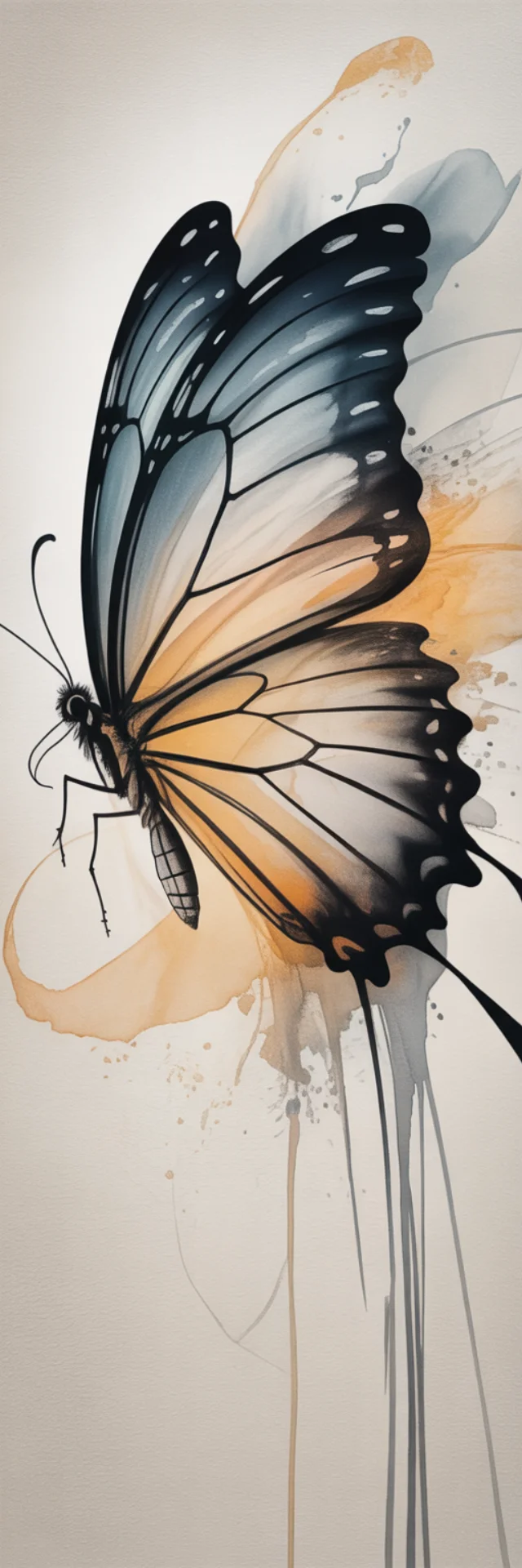 Ideogram: Ethereal Watercolor Butterfly Art Generations - v3.0 - Image 4