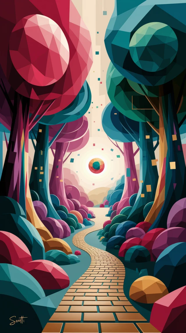 Kandinsky Forest Art: Ideogram AI Comparison - v2a - Image 3