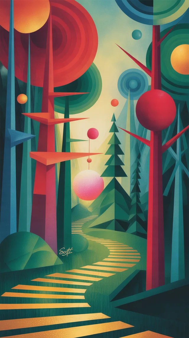 Kandinsky Forest Art: Ideogram AI Comparison - v3.0 - Image 3