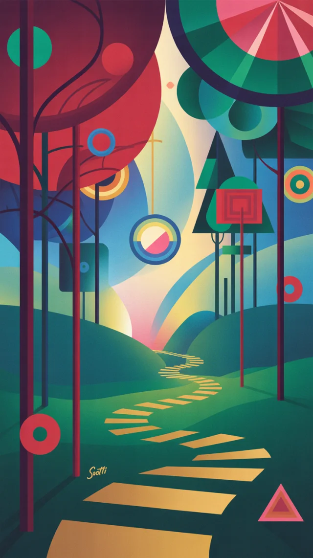 Kandinsky Forest Art: Ideogram AI Comparison - v3.0 - Image 2