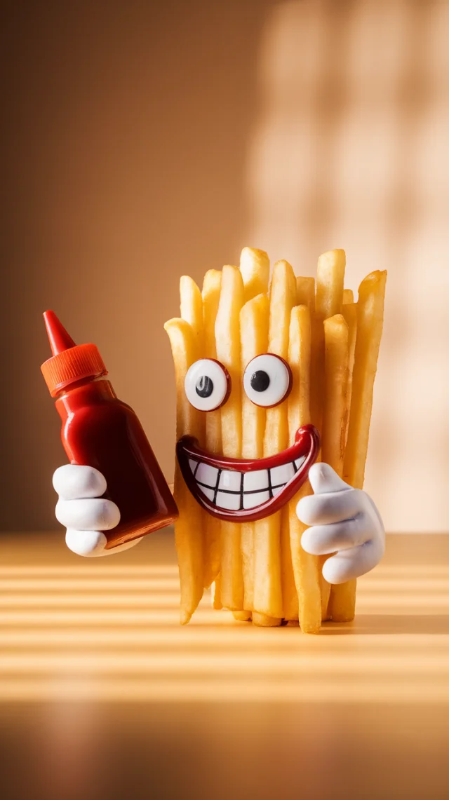 Ideogram: Whimsical French Fry Character Photography Test - v2.0 - Image 3
