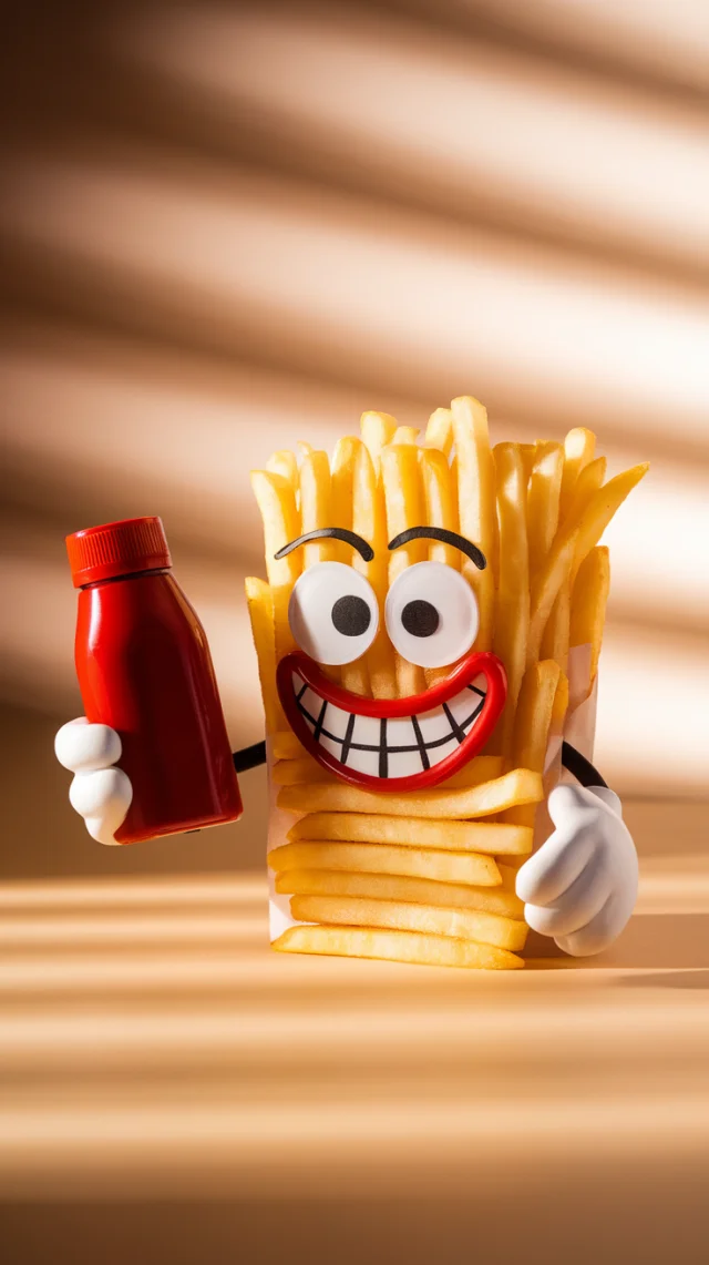 Ideogram: Whimsical French Fry Character Photography Test - v2.0 - Image 4