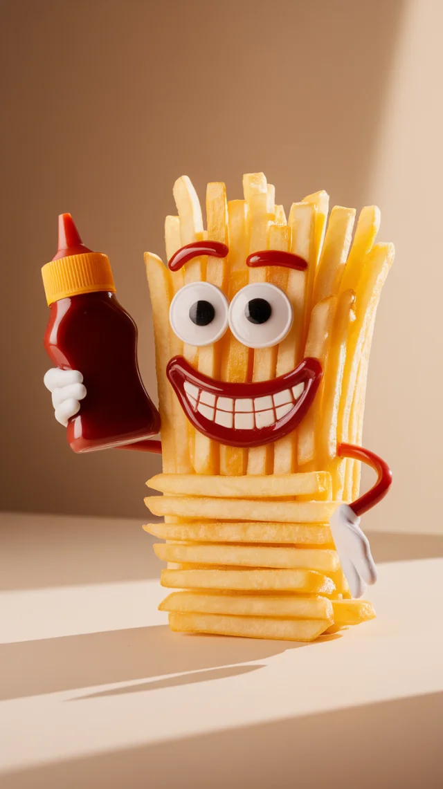 Ideogram: Whimsical French Fry Character Photography Test - v2.0 - Image 2