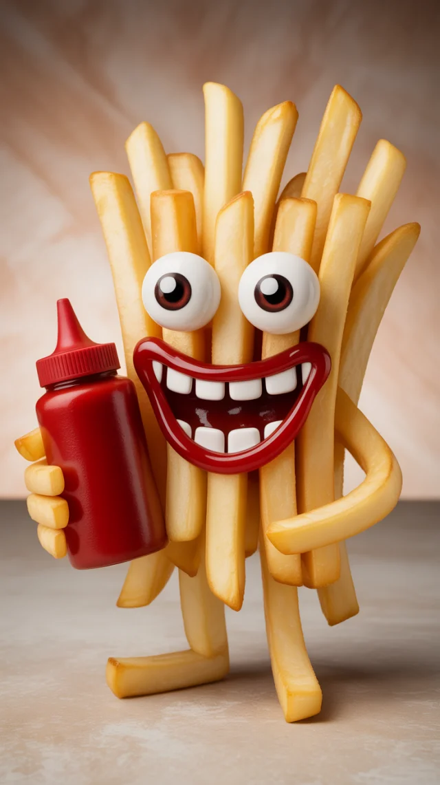 Ideogram: Whimsical French Fry Character Photography Test - v3.0 - Image 2