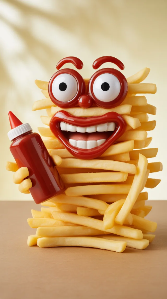 Ideogram: Whimsical French Fry Character Photography Test - v3.0 - Image 3