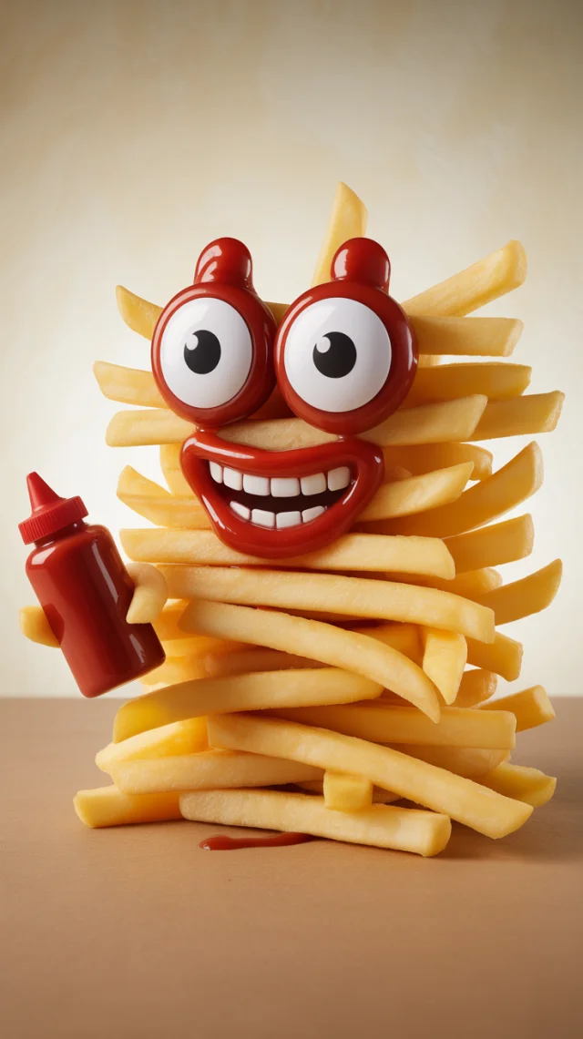 Ideogram: Whimsical French Fry Character Photography Test - v3.0 - Image 4