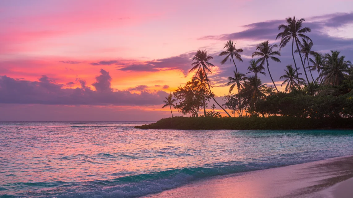 Ideogram Tropical Sunset Photography: v2a v2.0 v3.0 Compared - v2.0 - Image 1