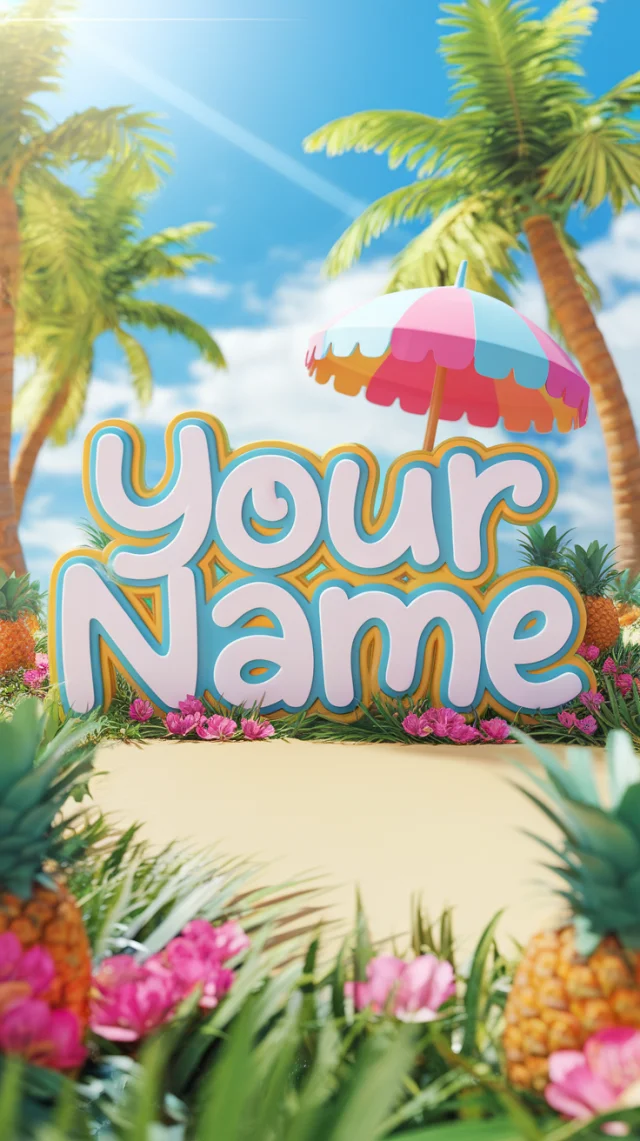 Ideogram: Personalized Tropical 3D Typography Review - v2.0 - Image 4