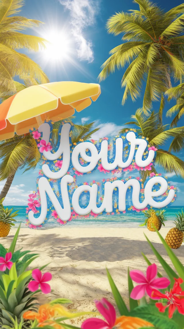 Ideogram: Personalized Tropical 3D Typography Review - v2.0 - Image 2
