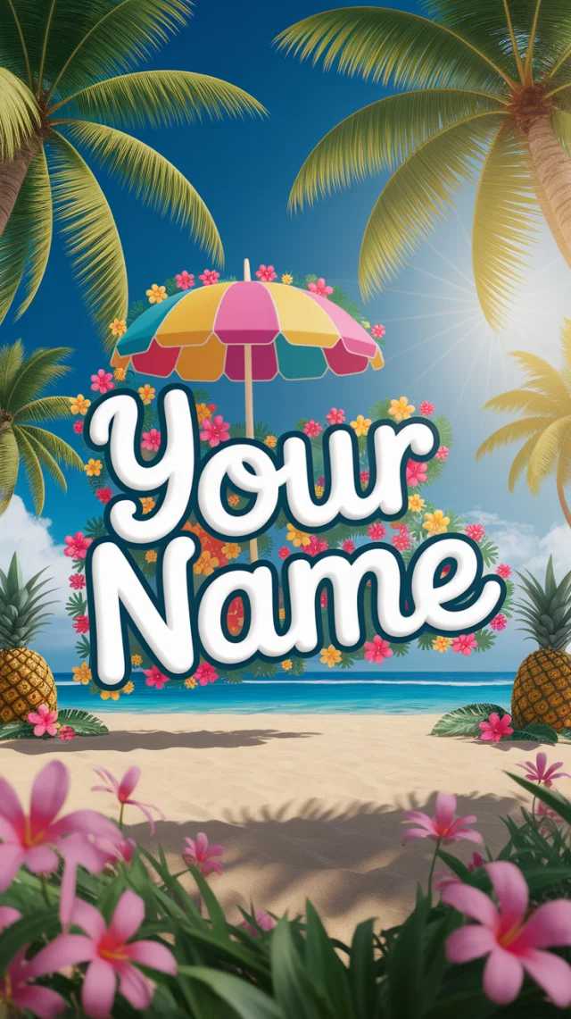 Ideogram: Personalized Tropical 3D Typography Review - v2a - Image 2