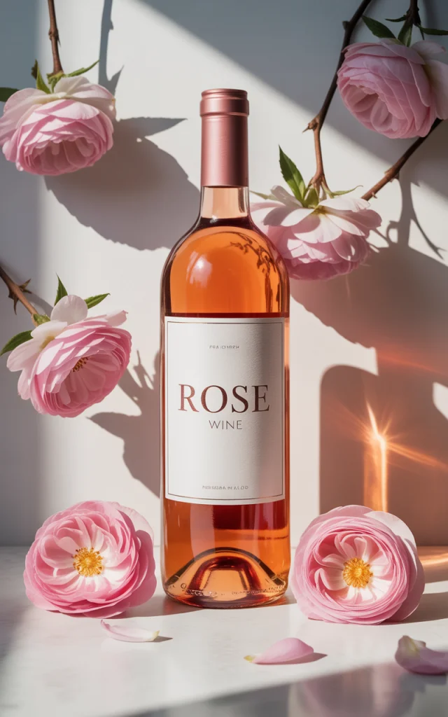 Ideogram Rose Wine Advertising: v2a, v2.0, v3.0 Compared - v3.0 - Image 2