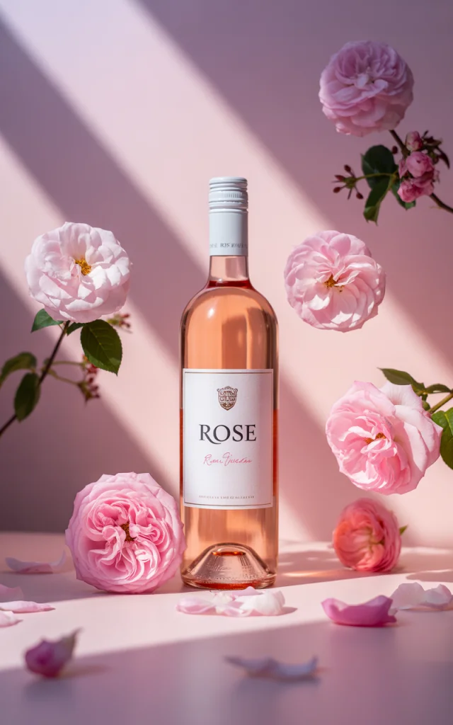 Ideogram Rose Wine Advertising: v2a, v2.0, v3.0 Compared - v3.0 - Image 3