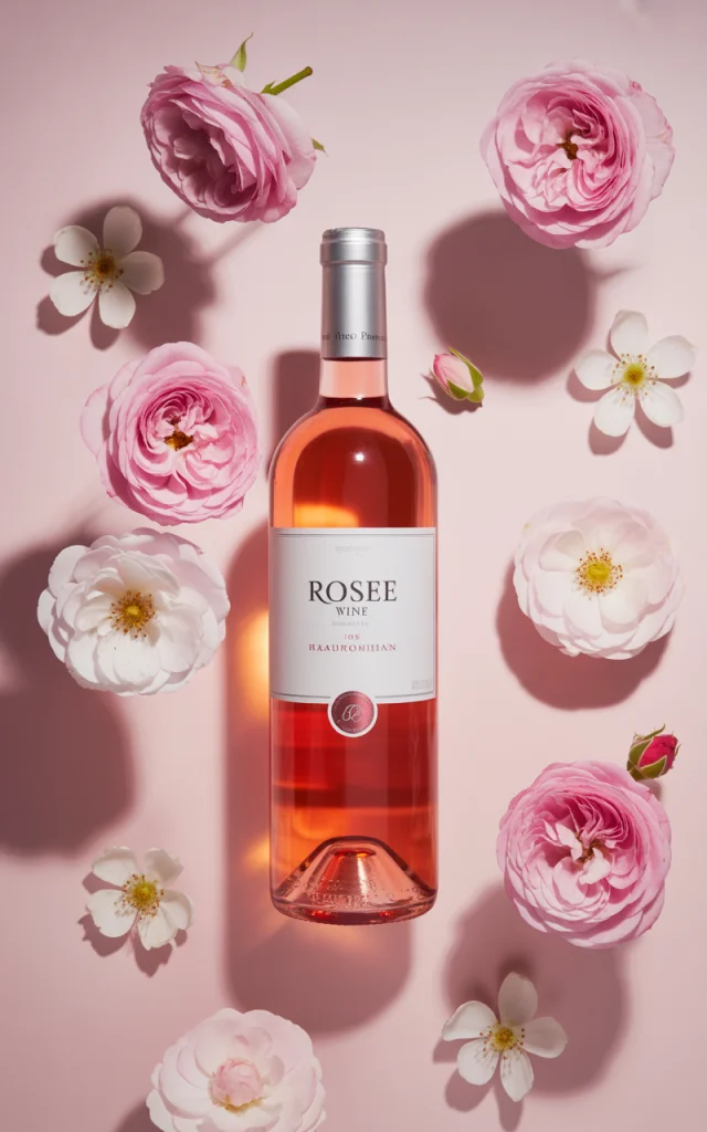 Ideogram Rose Wine Advertising: v2a, v2.0, v3.0 Compared - v3.0 - Image 4