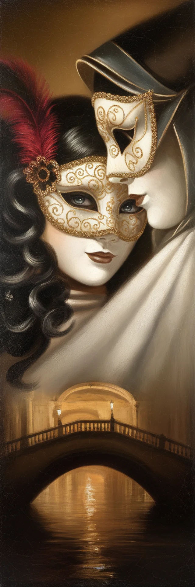 Venetian Mask Oil Painting: Ideogram v2a, v2, v3 Art - v2.0 - Image 2