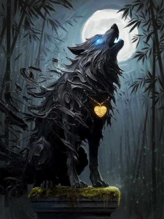 Ideogram: Best Mystical Wolf Oil Painting Generations - v2.0 - Image 2