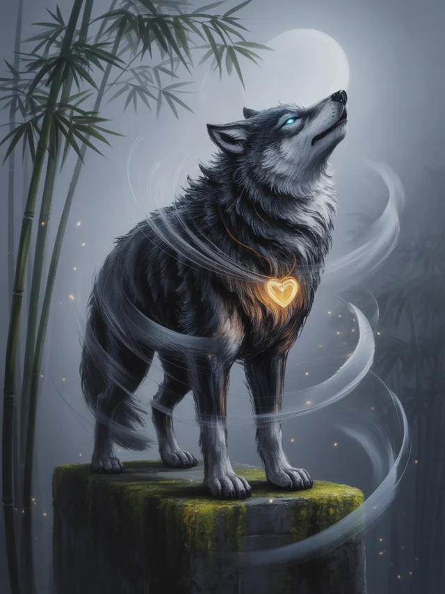 Ideogram: Best Mystical Wolf Oil Painting Generations - v3.0 - Image 4