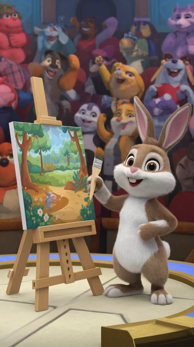 Ideogram: Bunny Artist AI Image Generation Compared - v2.0 - Image 3