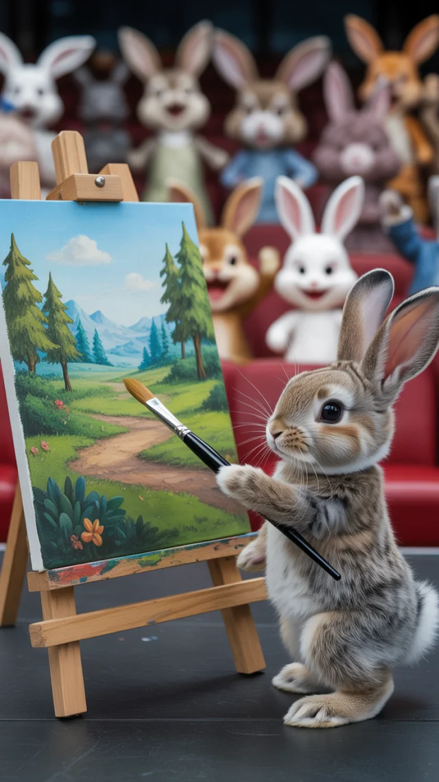 Ideogram: Bunny Artist AI Image Generation Compared - v3.0 - Image 3