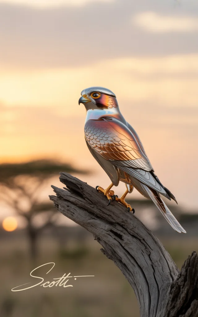 AI Glass Falcon Sculpture: Ideogram Versions Compared - v3.0 - Image 2