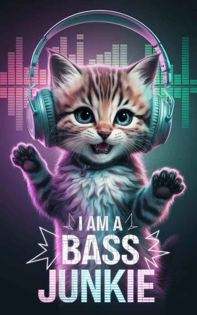Neon DJ Kitten Artwork: Ideogram Versions Compared - v2.0 - Image 2