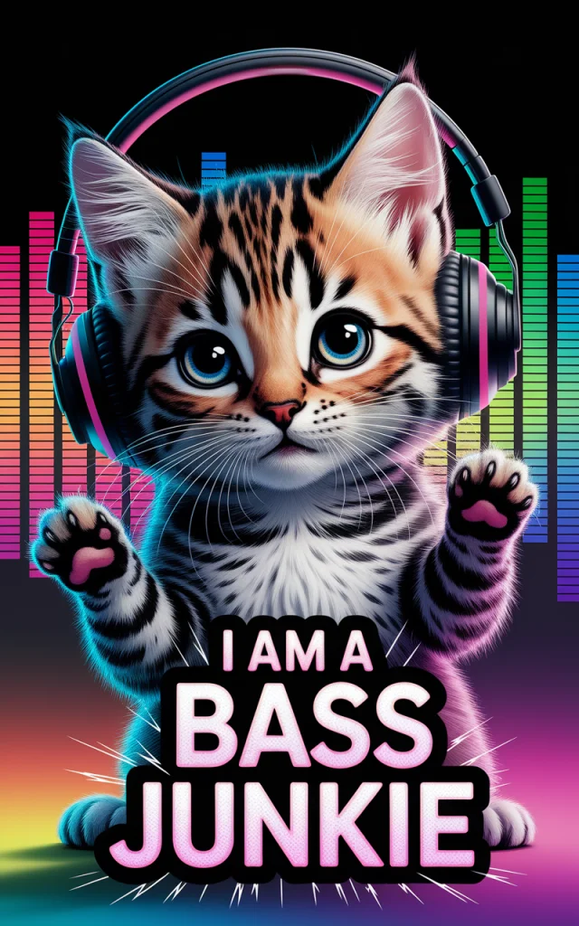 Neon DJ Kitten Artwork: Ideogram Versions Compared - v2a - Image 2