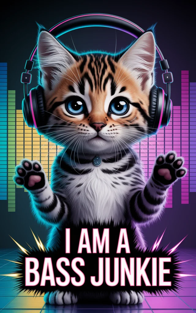 Neon DJ Kitten Artwork: Ideogram Versions Compared - v2a - Image 3