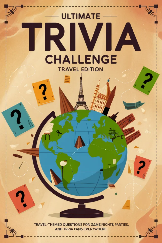 AI Travel Trivia Book Cover: Ideogram v2a, v2.0 & v3.0 Compared - v2.0 - Image 4