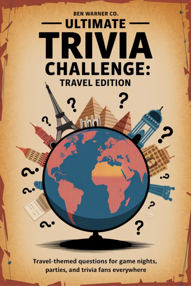 AI Travel Trivia Book Cover: Ideogram v2a, v2.0 & v3.0 Compared - v2a - Image 3