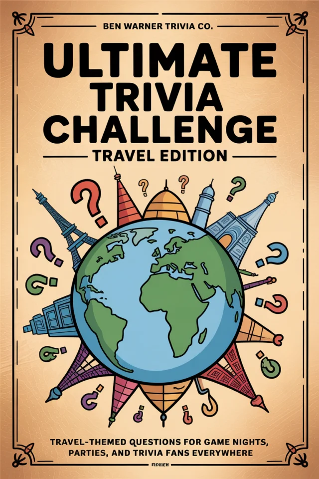 AI Travel Trivia Book Cover: Ideogram v2a, v2.0 & v3.0 Compared - v3.0 - Image 3