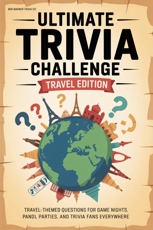 AI Travel Trivia Book Cover: Ideogram v2a, v2.0 & v3.0 Compared - v3.0 - Image 2