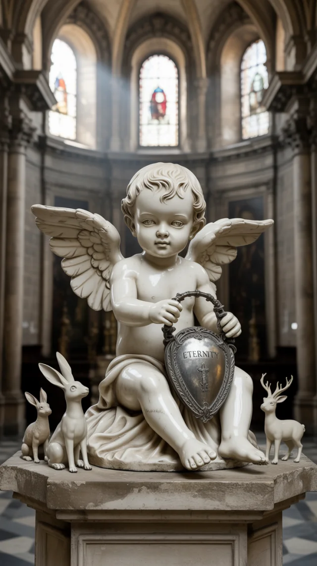Ideogram’s Baroque Angel Sculpture AI Art Showdown - v3.0 - Image 3