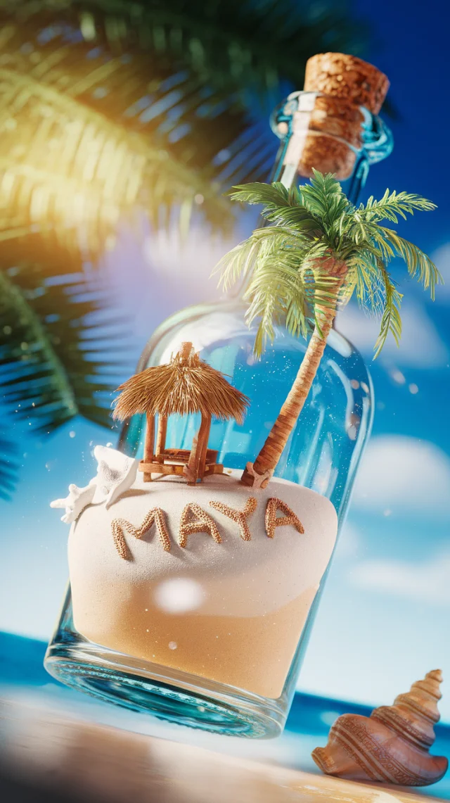 Ideogram: Best 3D Render Miniature Tropical Paradise Bottle - v2.0 - Image 4