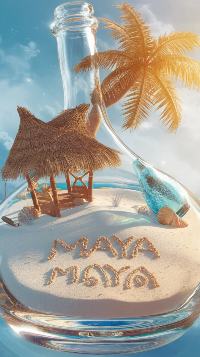 Ideogram: Best 3D Render Miniature Tropical Paradise Bottle - v2.0 - Image 2