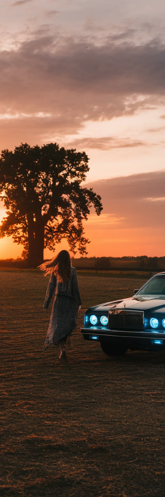 Vintage Car Sunset AI: Ideogram v2a, v2.0, v3.0 Compared - v2.0 - Image 4