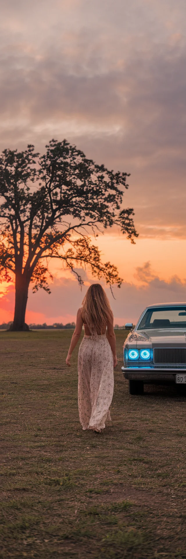 Vintage Car Sunset AI: Ideogram v2a, v2.0, v3.0 Compared - v2a - Image 4