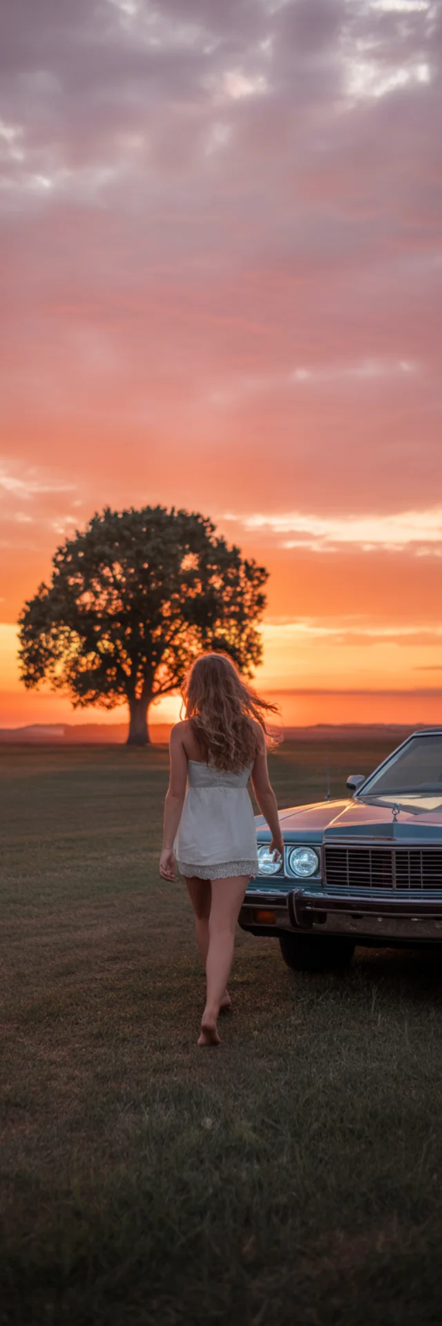 Vintage Car Sunset AI: Ideogram v2a, v2.0, v3.0 Compared - v3.0 - Image 3